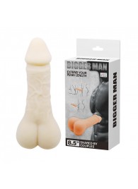 Мастурбатор-насадка Bigger Man - 21,5 см. - Baile - в Рязани купить с доставкой