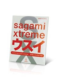 Ультратонкий презерватив Sagami Xtreme SUPERTHIN - 1 шт. - Sagami - купить с доставкой в Рязани