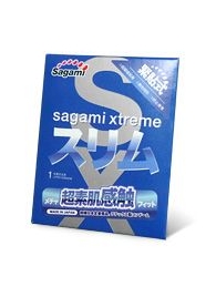 Презерватив Sagami Xtreme FEEL FIT 3D - 1 шт. - Sagami - купить с доставкой в Рязани