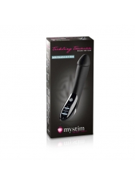 Вибратор с электростимуляцией Tickling Truman Black Edition - 27 см. - MyStim - купить с доставкой в Рязани