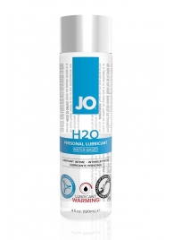 Возбуждающий лубрикант на водной основе JO Personal Lubricant H2O Warming - 120 мл. - System JO - купить с доставкой в Рязани