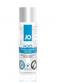 Охлаждающий лубрикант на водной основе JO Personal Lubricant H2O COOLING - 60 мл. - System JO - купить с доставкой в Рязани