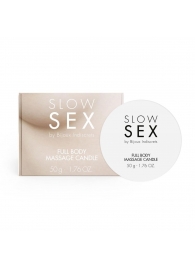 Массажная свеча для всего тела Slow Sex - 50 гр. - Bijoux Indiscrets - купить с доставкой в Рязани