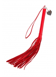 Красная кожаная плеть с петлёй - 50 см. - Pecado - купить с доставкой в Рязани