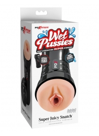 Мастурбатор-вагина в колбе Super Juicy Snatch - Pipedream - в Рязани купить с доставкой