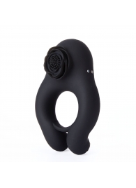 Черное эрекционное кольцо Abe с пультом ДУ - BeYourLover - в Рязани купить с доставкой