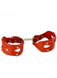 Красные наручники «Цезарь» - Sitabella - купить с доставкой в Рязани
