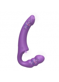 Фиолетовый безремневой страпон Straples Strap-On Dildo - Erokay - купить с доставкой в Рязани