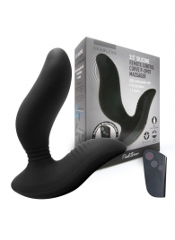 Черный вибромассажер простаты 3,5’’ Remote Control Curve P-spot Massager - 12 см. - Erokay - в Рязани купить с доставкой