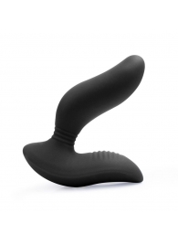 Черный вибромассажер простаты 3,5’’ Curve P-spot Massager - 12 см. - Erokay - в Рязани купить с доставкой