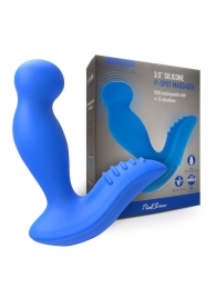 Синий вибромассажер простаты 3,5’’ P-spot Massager - 12,5 см. - Erokay - в Рязани купить с доставкой