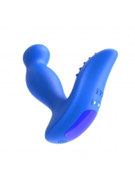 Синий вибромассажер простаты 3,5’’ Remote Control P-spot Massager - 12,5 см. - Erokay - в Рязани купить с доставкой