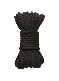 Черная верёвка для связывания и фиксации Bind Tie - 9,14 м. - Doc Johnson - купить с доставкой в Рязани