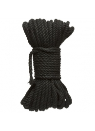 Черная верёвка для связывания и фиксации Bind Tie - 15,24 м. - Doc Johnson - купить с доставкой в Рязани