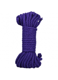 Фиолетовая верёвка для связывания и фиксации Bind Tie - 9,14 м. - Doc Johnson - купить с доставкой в Рязани