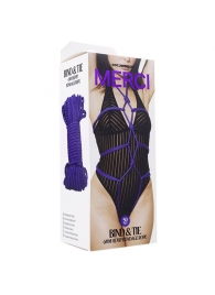 Фиолетовая верёвка для связывания и фиксации Bind Tie - 15,24 м. - Doc Johnson - купить с доставкой в Рязани