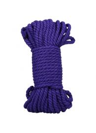 Фиолетовая верёвка для связывания и фиксации Bind Tie - 15,24 м. - Doc Johnson - купить с доставкой в Рязани