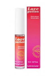 Возбуждающий блеск для губ Love Potion - 8 мл. - Love to Love - купить с доставкой в Рязани