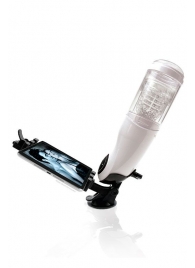 Перезаряжаемый мастурбатор-вагина с держателем для мобильных устройств Extreme Toyz Me - Pipedream - в Рязани купить с доставкой