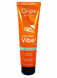 Гель с эффектом вибрации Lube Tube Vibe Low Sex On The Beach - 100 мл. - ORGIE - купить с доставкой в Рязани