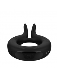 Черное эрекционное кольцо Marry Me Rechargeable Vibrating Cockring - Adrien Lastic - в Рязани купить с доставкой