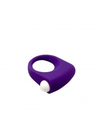 Фиолетовое эрекционное кольцо Puggle Vibrating Ring with Bullet - Adrien Lastic - в Рязани купить с доставкой