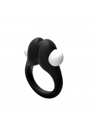 Черное эрекционное кольцо Zippy Vibrating Ring With Bullet - Adrien Lastic - в Рязани купить с доставкой
