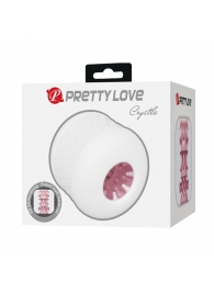 Белый сквозной мастурбатор Crystle - Baile - в Рязани купить с доставкой