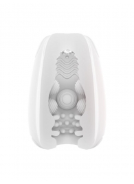 Белый мастурбатор-яйцо Bisedze - LoveStore - в Рязани купить с доставкой