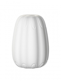 Белый мастурбатор-яйцо Bisedze - LoveStore - в Рязани купить с доставкой