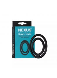 Черное двойное эрекционное кольцо Nexus Enduro Double - Nexus Range - в Рязани купить с доставкой