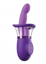 Фиолетовая помпа-вибратор Ultimate Pleasure Pro Plus - Pipedream