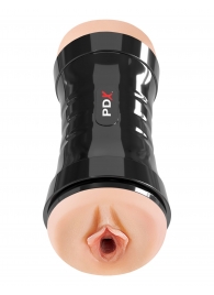 Двусторонний мастурбатор в колбе Super Flip-A-Pussy Over - Pipedream - в Рязани купить с доставкой