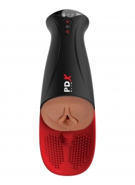 Мастурбатор-вагина в колбе с вибрацией Fuck-O-Matic Pro XL - Pipedream - в Рязани купить с доставкой