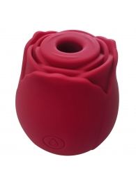 Изящный вакуумный стимулятор в форме розы - Secwell