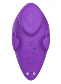 Фиолетовый вибратор в трусики с магнитной фиксацией - Secwell