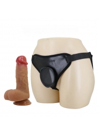 Страпон с универсальным поясом Fogg - 17,5 см. - Baile - купить с доставкой в Рязани