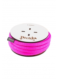 Розовая веревка для шибари на катушке - 5 м. - Pecado - купить с доставкой в Рязани