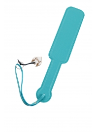 Голубой кожаный пэддл - 37 см. - Pecado - купить с доставкой в Рязани