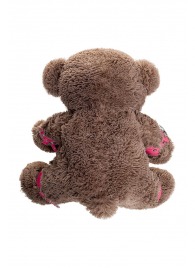 Бондажный набор: бурый мишка с розовыми оковами и наручниками - Pecado - купить с доставкой в Рязани