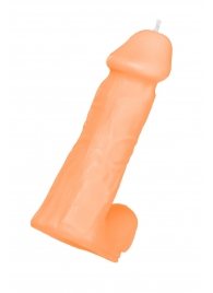 Оранжевая сувенирная свеча «Пенис» - Pecado - купить с доставкой в Рязани