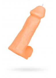 Оранжевая сувенирная свеча «Пенис» - Pecado - купить с доставкой в Рязани