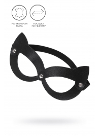 Черная открытая маска с ушками кошки - Pecado - купить с доставкой в Рязани