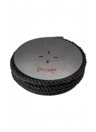 Черная веревка для шибари на катушке - 10 м. - Pecado - купить с доставкой в Рязани