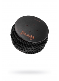 Черная веревка для шибари на катушке - 5 м. - Pecado - купить с доставкой в Рязани