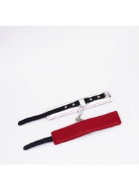 Бело-красные кожаные оковы - Crazy Handmade - купить с доставкой в Рязани