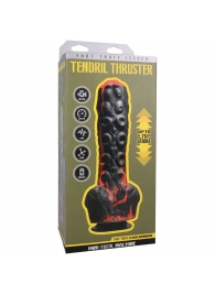 Черно-красная мини-машина на присоске Tendril Thruster - 21,6 см. - Doc Johnson - купить с доставкой в Рязани