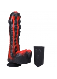 Черно-красная мини-машина на присоске Tendril Thruster - 21,6 см. - Doc Johnson - купить с доставкой в Рязани
