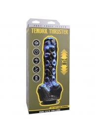 Черно-синяя мини-машина на присоске Tendril Thruster - 21,6 см. - Doc Johnson - купить с доставкой в Рязани