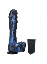 Черно-синяя мини-машина на присоске Tendril Thruster - 21,6 см. - Doc Johnson - купить с доставкой в Рязани